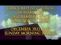 December 3Rd, 2023 Sunday Morning Service 1