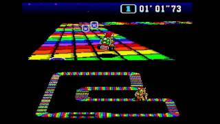 Super Mario Kart (SNES) - Rainbow Road in 1'26''80