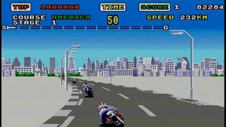 SUPER HANG-ON (AMIGA: ALL 4 COURSES)