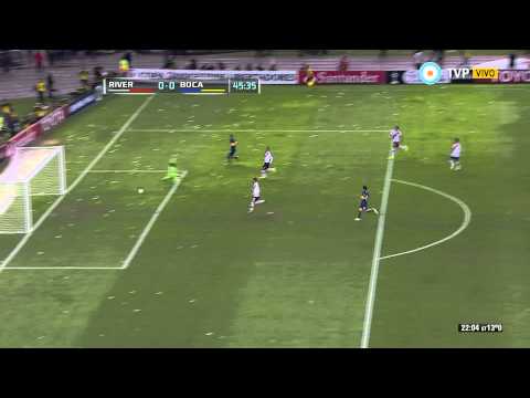 Calleri no pudo ante Barovero. River 1 - Boca 0 | Copa Libertadores 2015 - Octavos de Final
