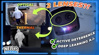 The Future of CCTV! Dual-Spectrum Thermal Camera w/ Active Deterrence 🚨 UNV TIC2