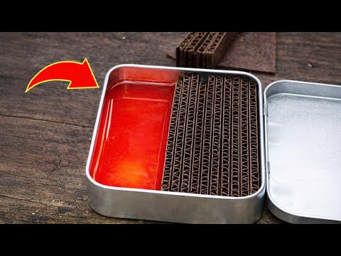 Millionen wissen das nicht 😱! Aus altem Karton eine kostenlose Heizung herstellen