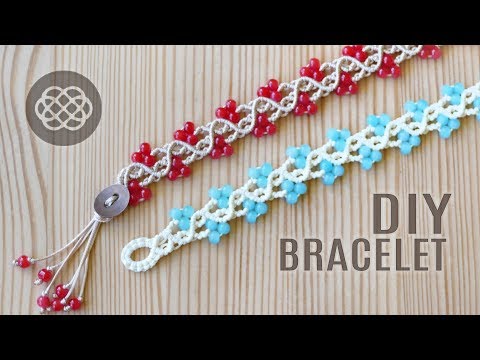 Spiral Macrame Patterns DIY Macrame Spiral Bracelets
