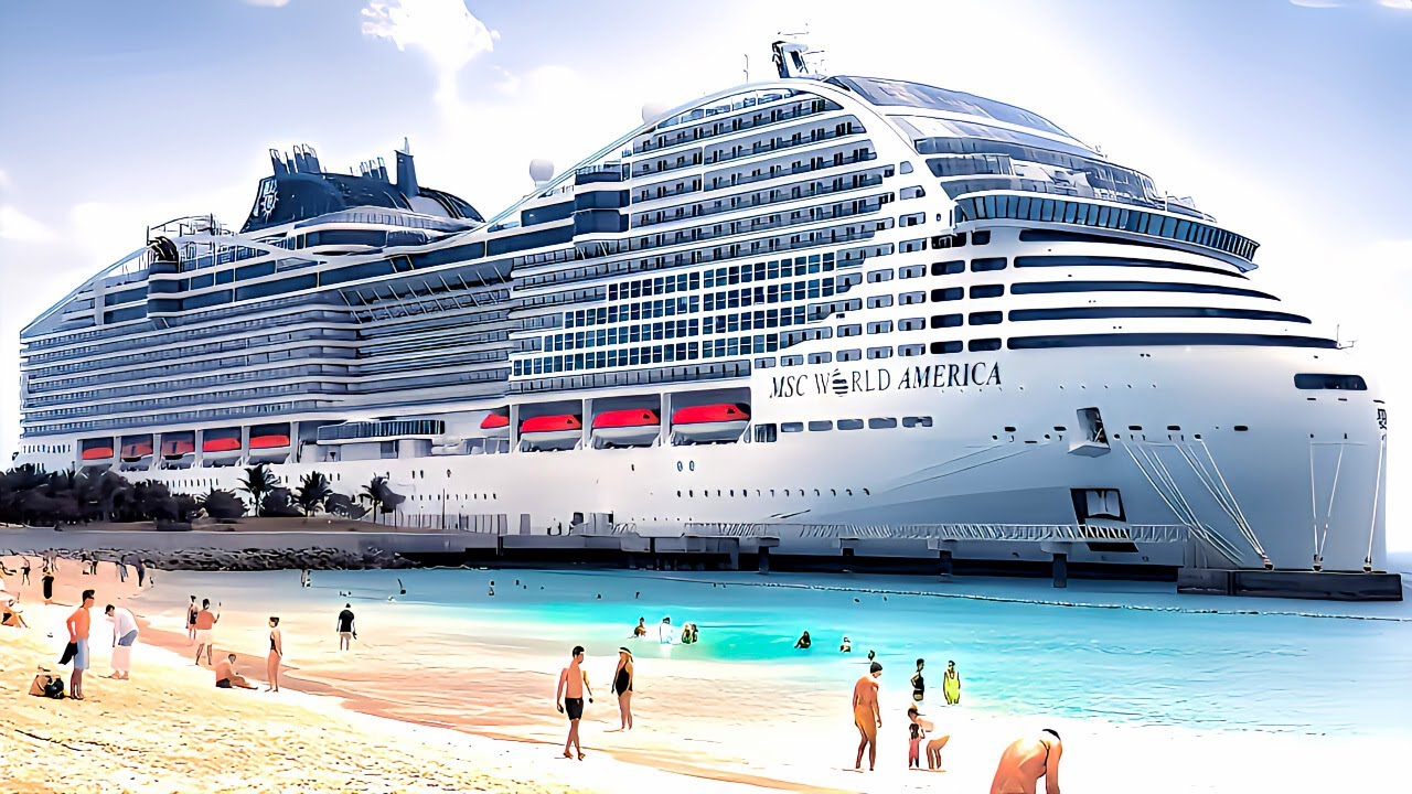 MSC World America Cruise Ship 2025 | Sailing from Miami to Ocean Cay Island Bahamas (4K Tour & Vlog)