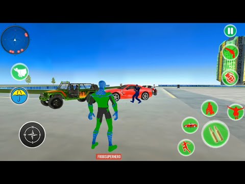 Frog Rope Spider Superhero - Flying Spider Rescue job | Best Android GamePlay