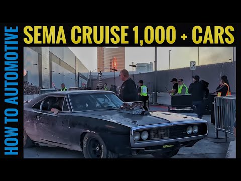 2019 SEMA Cruise, 1,000 + Engine Revving Cars