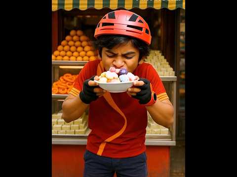 Bhukhad Shiva sabhi Mithai KO kha jata hai 😱 | shiva cartoon video #ai #farmer #shiva