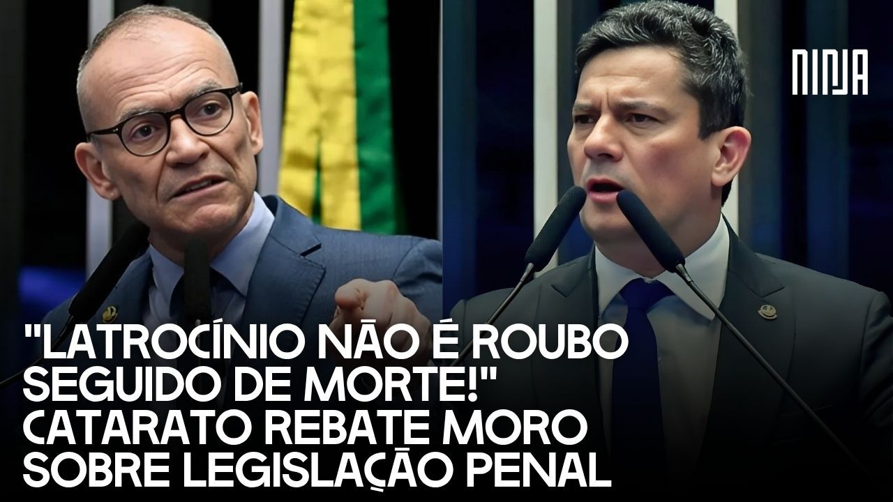 🔥Contarato dá aula e corrige Moro sobre leis🔥Ex-juiz passa vergonha enorme no Senado🔥