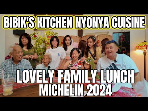 Family Lunch at Bibik's Kitchen Nyonya Cuisine | Authentic Michelin Guide Nyonya Delights in Penang