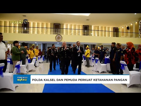 POLDA KALSEL GANDENG PEMUDA BANUA PERKUAT KETAHANAN PANGAN DAN JAGA KAMTIBMAS