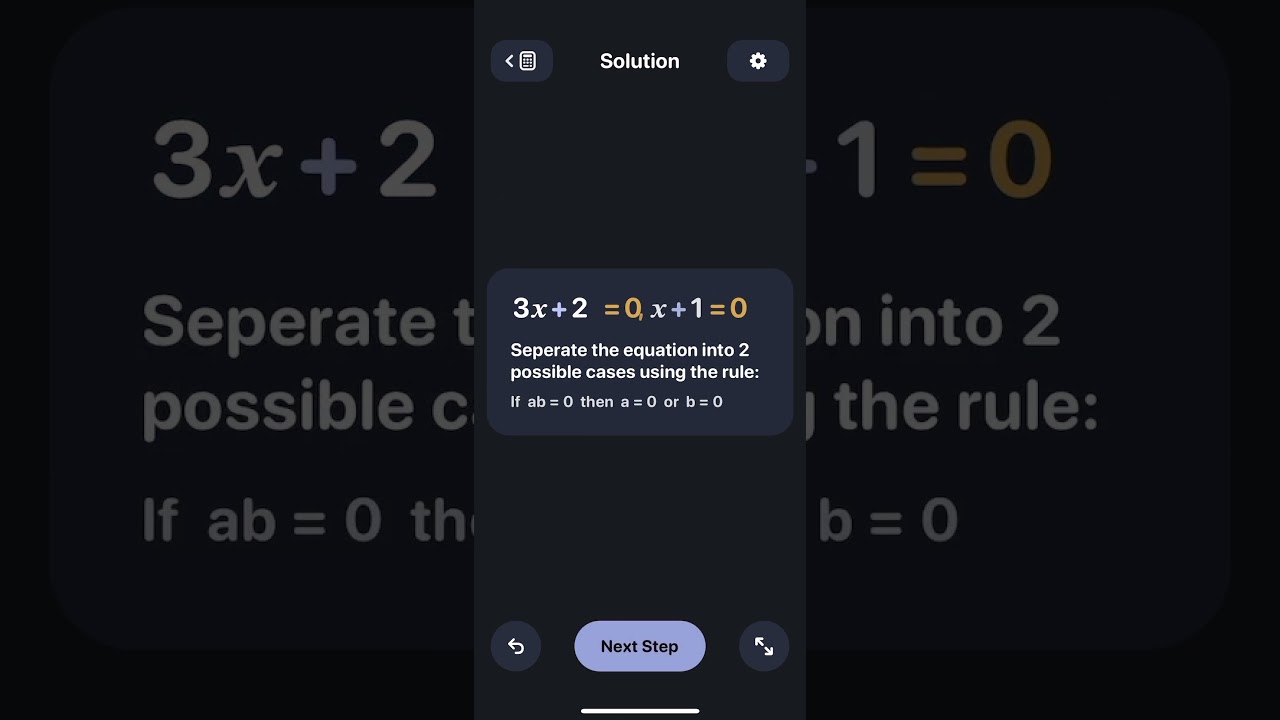Solving non-linear equations #math #animation