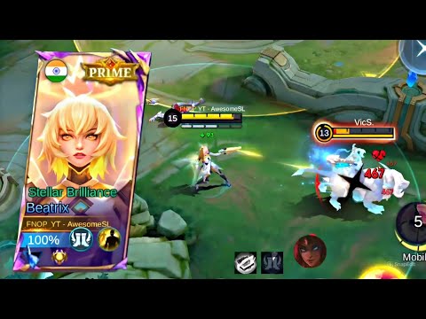 YOU CAN'T RUN FT. BEATRIX 💀 MLBB | BEATRIX GAMEPLAY ⚡