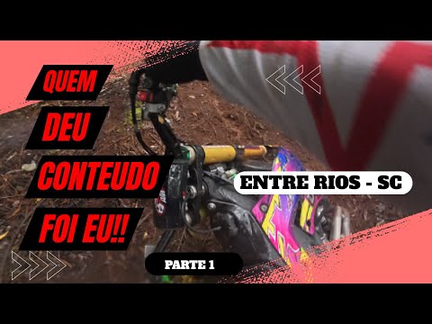 1ª PARTE DA TRILHA DE ENTRE RIOS/SC TRILHEIROS BRUTOS DA TRILHA