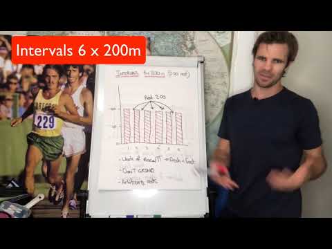 Intervals 6 x 200m
