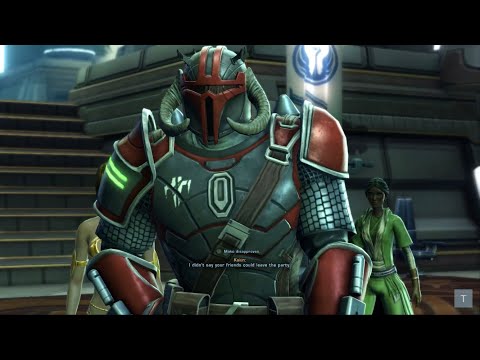 SWTOR: Bounty Hunter Dark Side Ending | with Stormbringer's Armor
