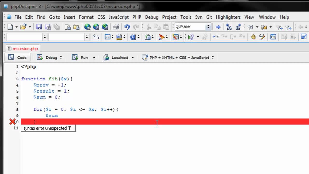 Programming in PHP - Week 4 - Day 8 - Recursive Functions