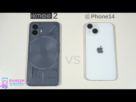 Nothing Phone 2 vs Apple iPhone 14 SpeedTest and Camera Comparison