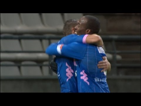 But Kévin BERIGAUD (18') - Stade de Reims - Evian TG FC (1-2 / 2012-13