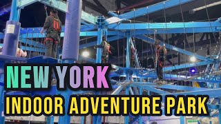 INSANE Indoor Adventure Park in NYC! 🧗 | Area53 Brooklyn Tour | 뉴욕실내 모험공원