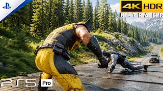 Marvels Wolverine (Ps5 Pro) 4k 60fps Hdr (Gameplay Trailer