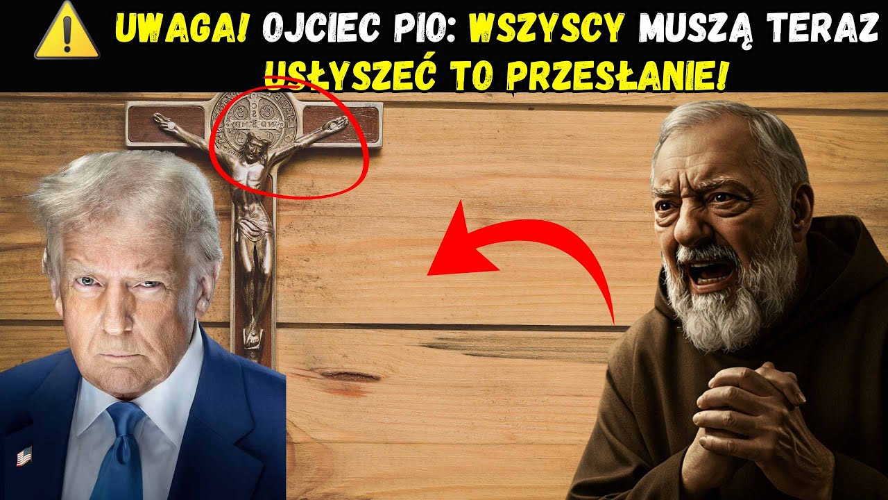 😲⚠ UWAGA!  CZY MASZ W DOMU KRUCYFIKS? POSŁUCHAJ TEGO SZOKUJĄCEGO PRZESŁANIA OJCA PIO!