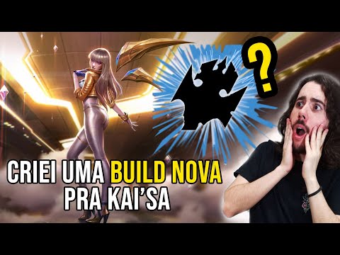 KAI'SA AD É VIÁVEL? CRIEI UMA BUILD NOVA E STOMPEI COM ELA NO MESTRE 😱😱