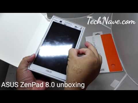ASUS ZenPad 8.0 Z380KL unboxing at TechNave.com