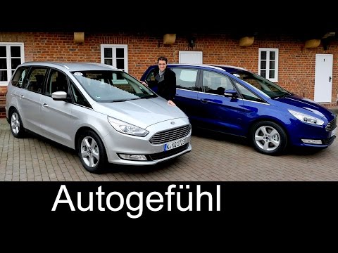 All-new Ford Galaxy FULL REVIEW vs Ford S-MAX comparison test driven 3rd generation 2016