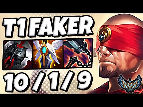 T1 Faker Lee Sin vs Olaf [ Jungle ] Patch 13.4 Korea Challenger ✅