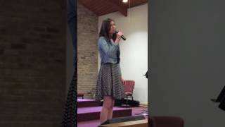 Natalie sings Thy Will by Hillary Scott
