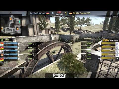 PENTA Sports PTP vs. FoXRaiD Gaming Map 1 99Damage Liga Saison 8