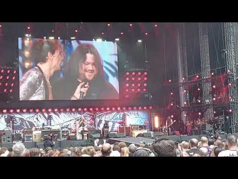 Wolfgang Van Halen, Dave Grohl, Justin Hawkins & Josh Freese - Hot For Teacher - 2022.09.03 London