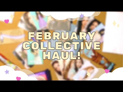 february collective haul ; itzy broadcast cards and more!