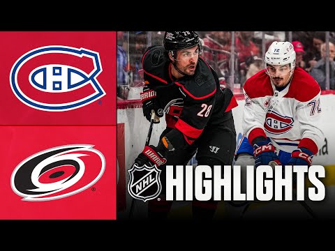 Canadiens vs. Hurricanes | NHL Highlights | January 01, 2026