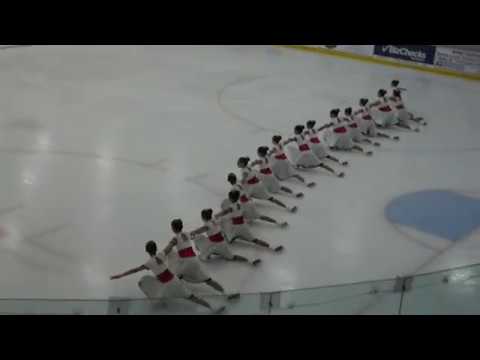 2019-12-14 Mia skating - first place gold. cape cod synchronized stating classic competition