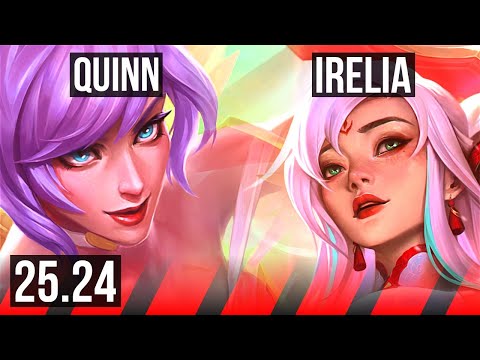 QUINN vs IRELIA (TOP) | KR Master | 25.24