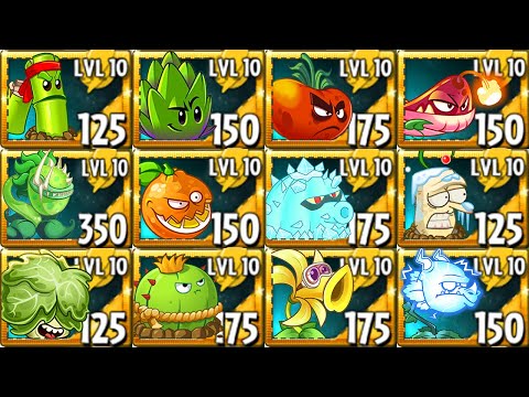 All Premium Plants Power-Up! in Plants vs Zombies 2