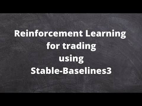 Reinforcement Learning for trading using Stable-Baselines3