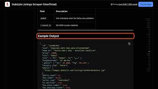 Dubizzle Listings Scraper (Unofficial) — Apify Actor Walkthrough