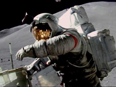 Apollo 15 Rover Traverse To Station 4 in 60fps