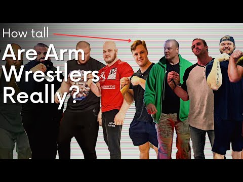 How Tall are Armwrestlers Really? [Part 2]