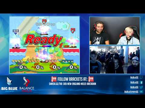 NE Melee Arcadian 3 - Ses/Makari (Blue) vs. GWM420/Darc (Red) - SSBM Doubles LSF