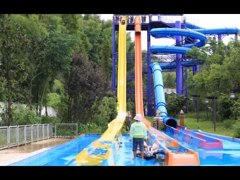 Kamikaze Slide High Speed Free Fall Water Slide Equipment 18mH, 20mH