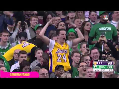 Kobe Bryant (2015.12.30) at Celtics - 15 Pts, In His Last Game in Boston! (Full Highlights)