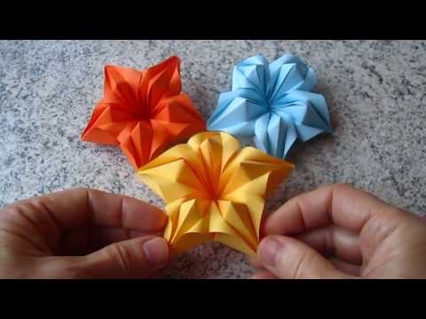 Blumen aus Papier / Notizzettel selber falten