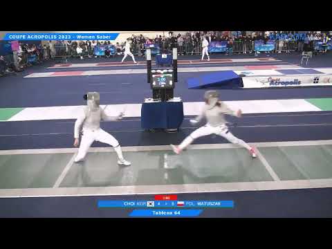 Coupe Acropolis 2023 SWS - L64 - Choi Sebin KOR v Sylwia Matuszak POL