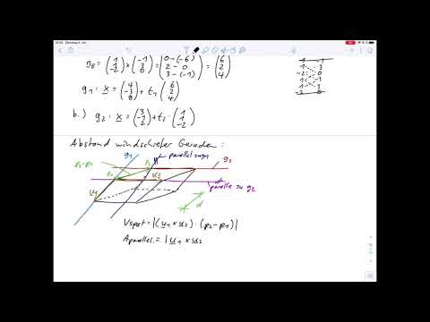 Analytische Geometrie – Geraden im Raum und Ebenen  – Aufgabe 10 – Rep. Mathematik 1