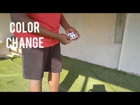 the best color change in the world(how to learn card magic)