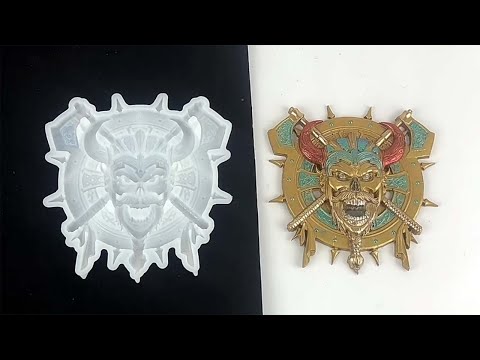 Viking Shield Relief: Forge Your Saga in Resin Molds!