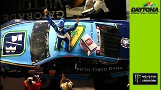 Both Sides of the Junior Spectrum: Stenhouse wins at Daytona, Earnhardt collected in crash in final